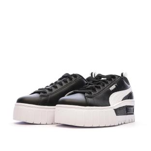 Baskets Noir/Blanc Femme Puma Mayze Wedge