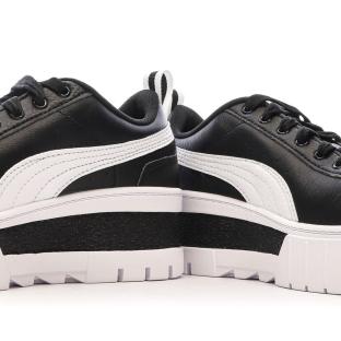 Baskets Noir/Blanc Femme Puma Mayze Wedge