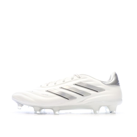 Chaussures de football Blanches/Argent Homme Adidas Copa Pure 2 Elite Fg