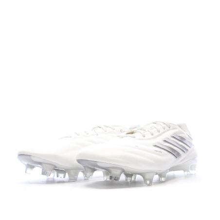Chaussures de football Blanches/Argent Homme Adidas Copa Pure 2 Elite Fg