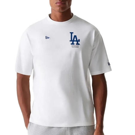 T-Shirt Blanc Homme New Era Baseball