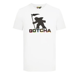 T-shirt Blanc Homme Gotcha Fishman