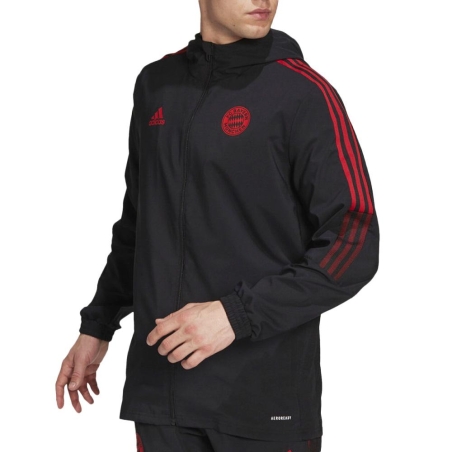 Bayern Munich Veste Noire Homme Adidas Tiro