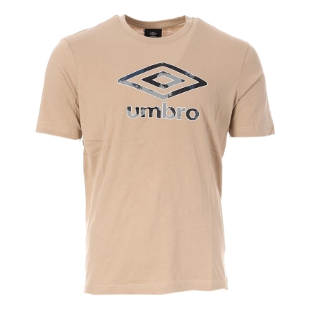 T-Shirt Beige Homme Umbro Stac
