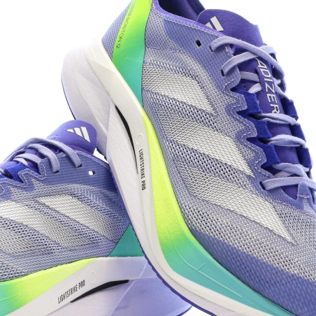 Chaussures de Running Bleu Homme Adidas Adizero Boston