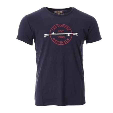 T-shirt Marine Homme Lee Cooper Olaz