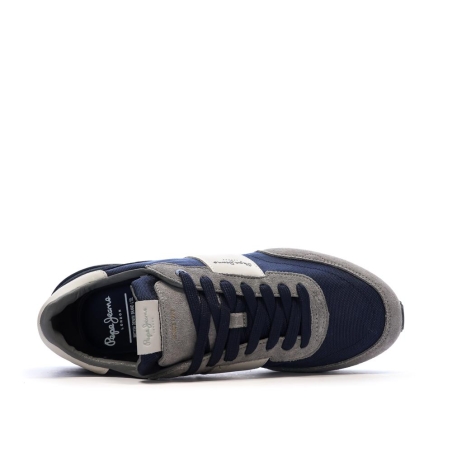 Baskets Bleu Homme Pepe jeans Buster Supra