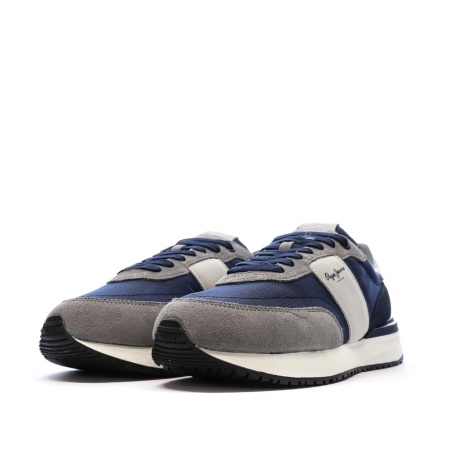 Baskets Bleu Homme Pepe jeans Buster Supra
