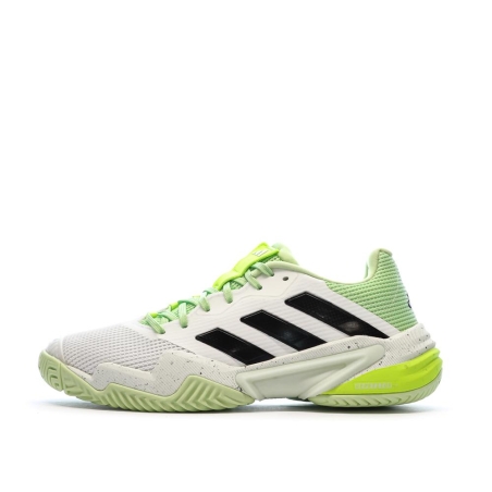 Chaussures de Tennis Vert/Blanc Adidas Barricade 13