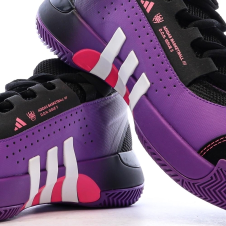 Chaussures de Basketball Violette Homme Adidas Issue 5