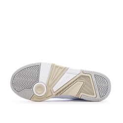 Baskets Blanc/Camel Femme Lacoste Lineshot