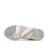 Baskets Blanc/Camel Femme Lacoste Lineshot
