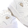Baskets Blanc/Camel Femme Lacoste Lineshot