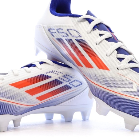 Chaussures de football Blanches/Bleu Homme Adidas F50
