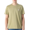 T-Shirt Vert Homme Calvin Klein Jeans Badge 30s
