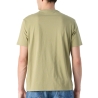 T-Shirt Vert Homme Calvin Klein Jeans Badge 30s