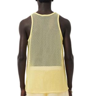 Débardeur Jaune Filet Homme Lacoste Runway Mesh