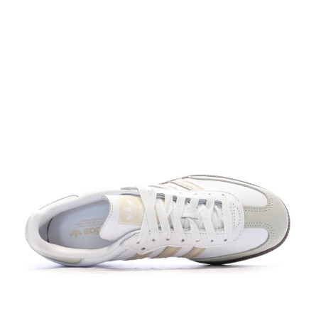 Samba Baskets Blanches/Beige Femme Adidas