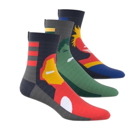 x3 Paires de Chaussettes Grises Homme Adidas IW1111
