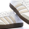 Samba Baskets Blanches/Beige Femme Adidas