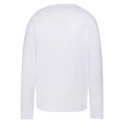 T-shirt Blanc Homme Schott BRODEDML
