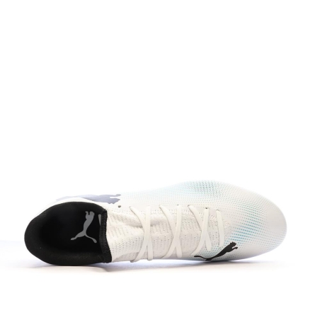Chaussures de Football Blanc/Bleu Homme Puma Future 7 Play Fg/ag