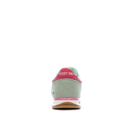 Baskets Verte/Rose Femme Teddy Smith 120549