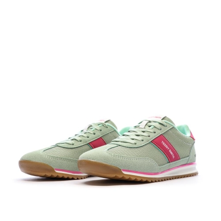 Baskets Verte/Rose Femme Teddy Smith 120549