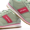 Baskets Verte/Rose Femme Teddy Smith 120549