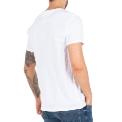 T-Shirt Blanc Homme Tommy Hilfiger Slim Jersey