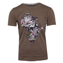 T-shirt Kaki Homme La Maison Blaggio Tete