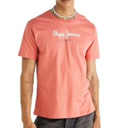T-shirt Rouge Homme Pepe jeans Eggo AQW