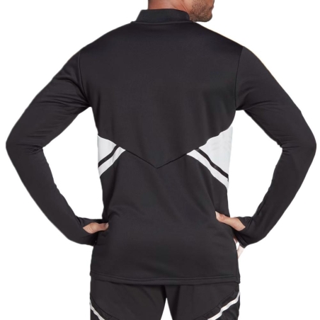 Juventus Sweat 1/4 zip Noir Homme Adidas 2022