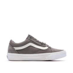 Baskets Grise Femme Vans Old Skool Check Bumper