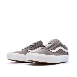 Baskets Grise Femme Vans Old Skool Check Bumper