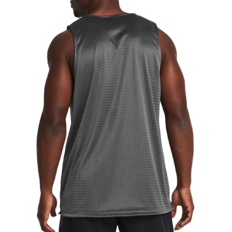 Débardeur Réversible Gris/Noir Homme Under Armour Baseline