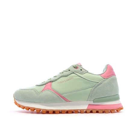 Baskets Verte/Rose Femme Teddy Smith 120515