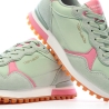 Baskets Verte/Rose Femme Teddy Smith 120515