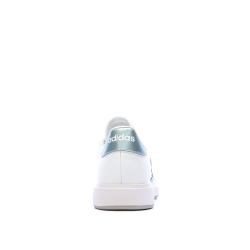 Baskets Blanches/Bleu Femme Adidas Grand Court Base 2.0