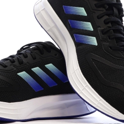 Chaussures de Running Noir/Bleu Homme Adidas Duramo 10