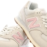 Baskets Beige/Rose Femme New Balance 574