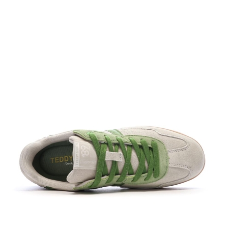 Baskets Beige/Verte Femme Teddy Smith 120519