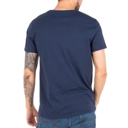 T-Shirt Bleu Marine Homme Tommy Hilfiger Slim Jersey