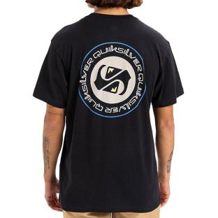 T-shirt Noir Homme Quiksilver Circle Back