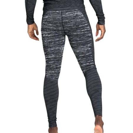 Legging Technique Noir/Gris Homme Odlo Blackcomb Eco