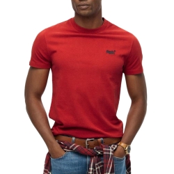 T-shirt Rouge Homme Superdry Vintage LogoR6T