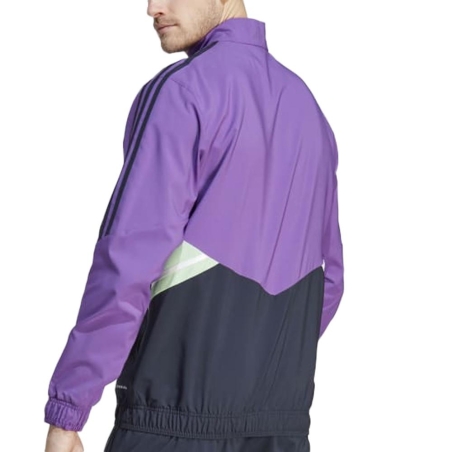 Real Madrid Veste Violette Homme Adidas 22/23