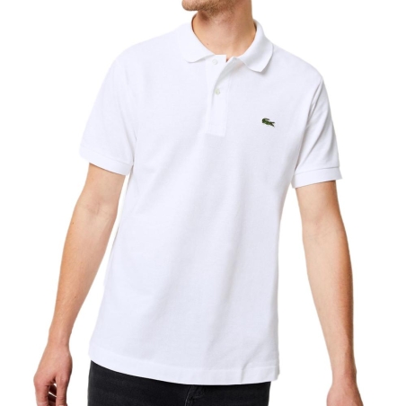 Polo Blanc Homme Lacoste L12.12