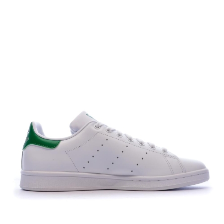 Baskets Stan Smith Blanches/Vertes Mixte Adidas M20324