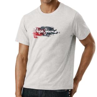 T-Shirt Gris Homme Pepe jeans Trey